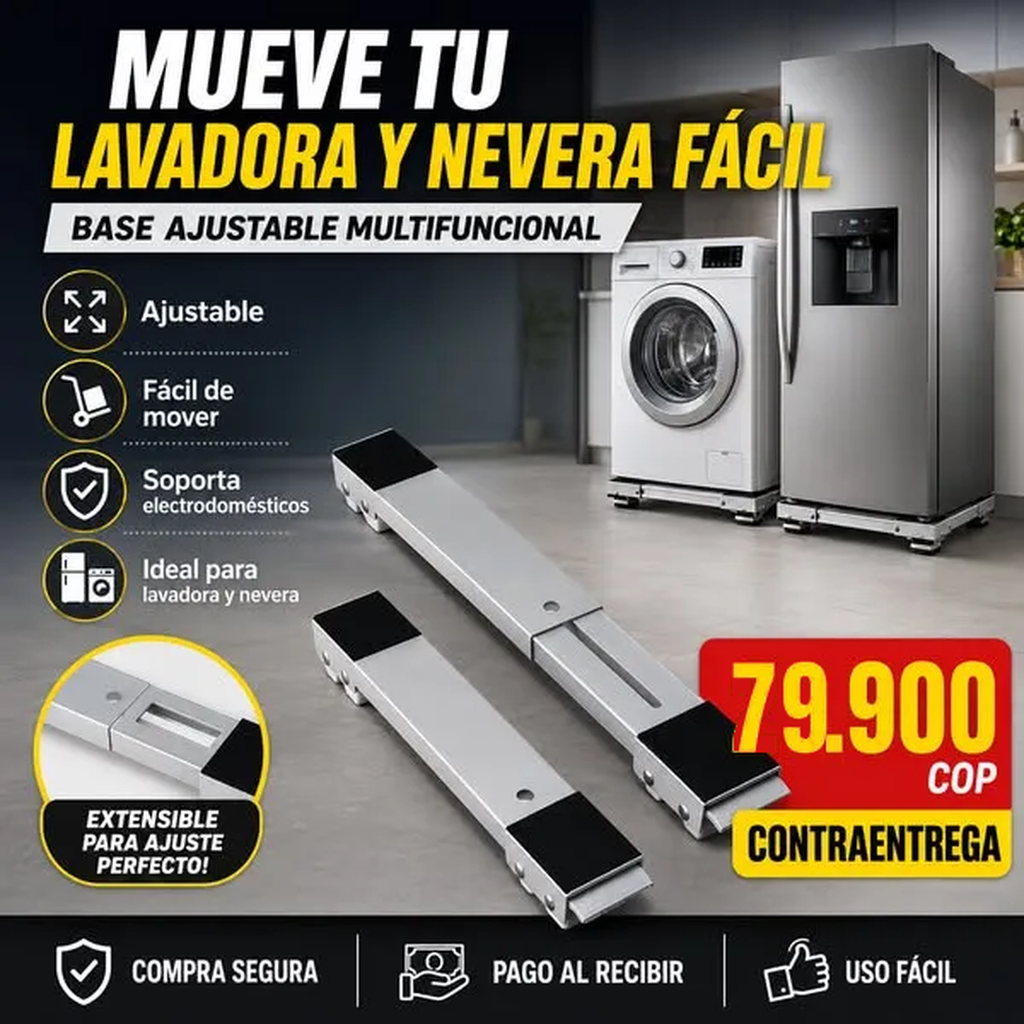 Soportes base con ruedas para Electrodomésticos