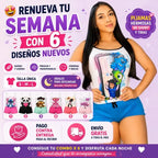 Set de 6 Pijamas HiperEconomi