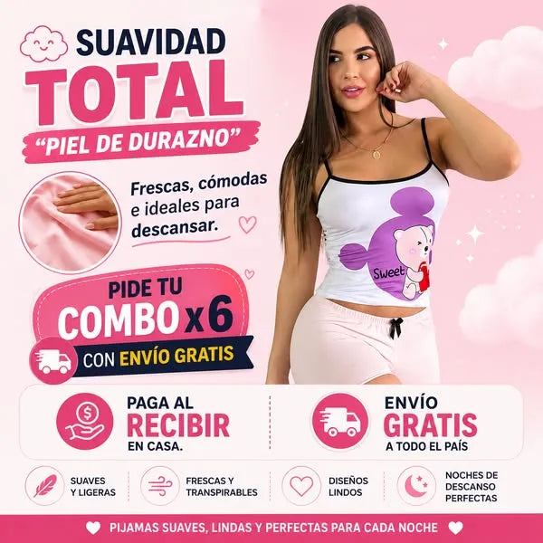 Set de 6 Pijamas HiperEconomi