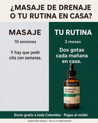 Drenaje Linfático Gotero Vidrio Con Caja