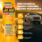 Pack x5 Aditivo Gasolina Piston Bullet
